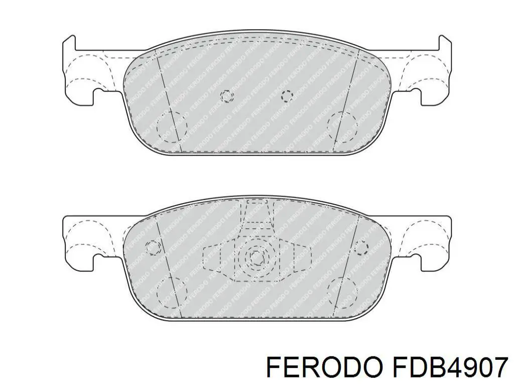 FDB4907 Ferodo pastillas de freno delanteras