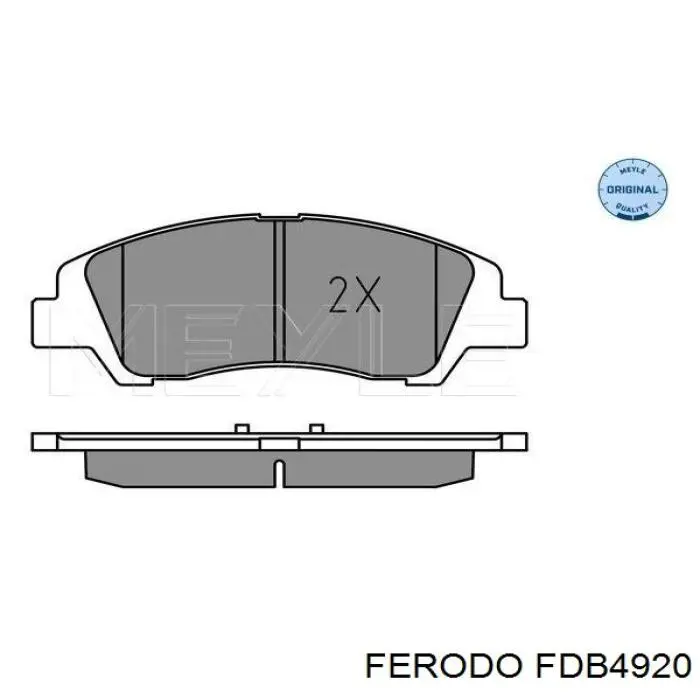 Pastillas freno delanteras Ferodo FDB4920 precio, desde 29,93 EUR
