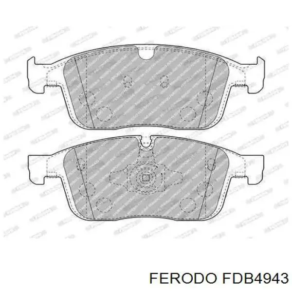 FDB4943 Ferodo pastillas de freno delanteras