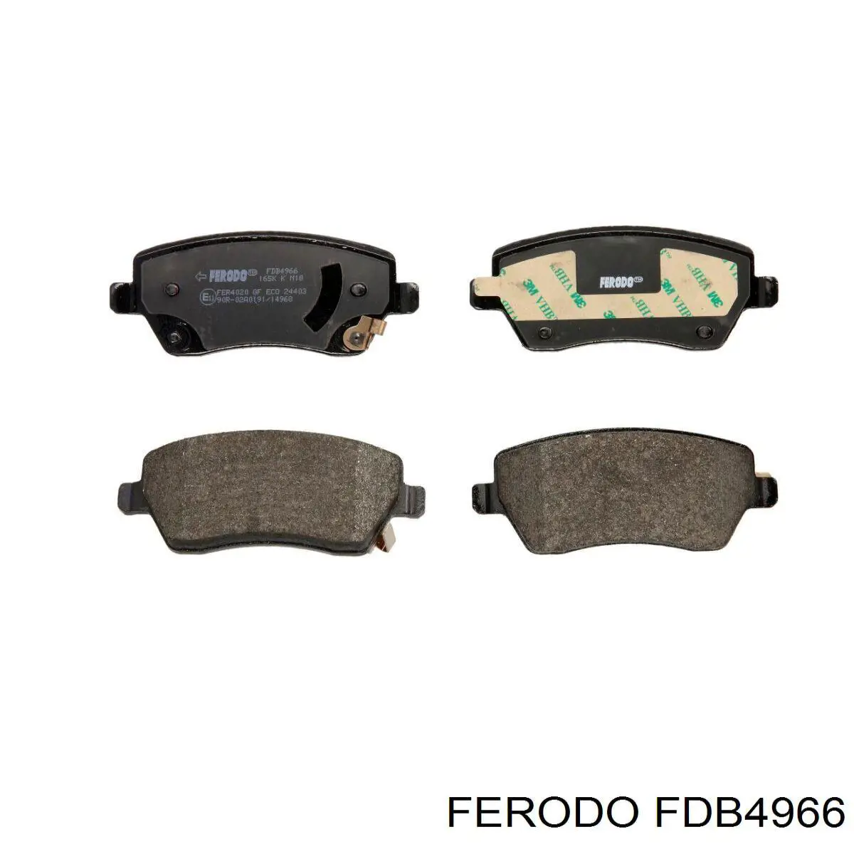 Pastillas freno delanteras Ferodo FDB4966 precio, desde 22,58 EUR
