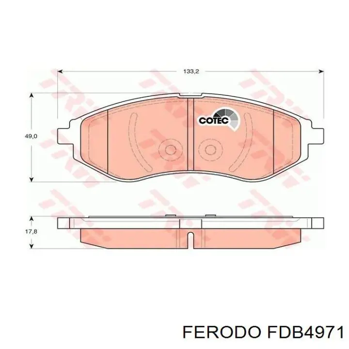 Comprar FDB4971 Ferodo Pastillas delanteras de freno