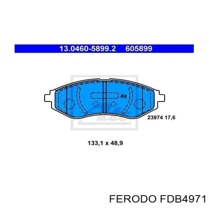 Pastillas freno delanteras Ferodo FDB4971 precio, desde 29,31 EUR