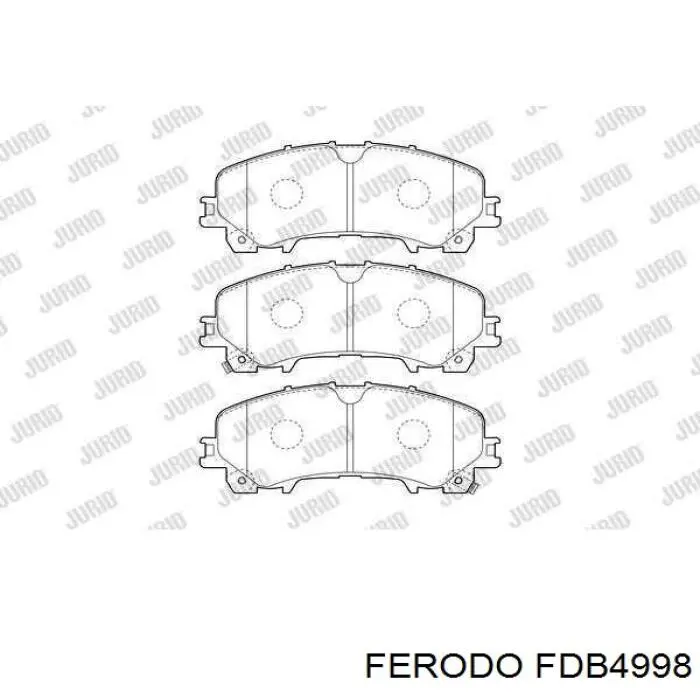 FDB4998 Ferodo pastillas de freno delanteras
