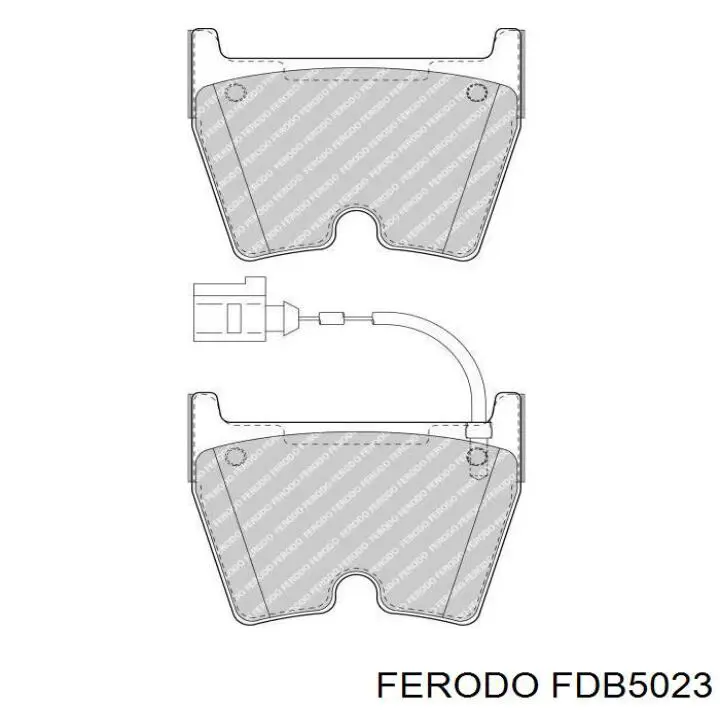 FDB5023 Ferodo Pastillas delanteras