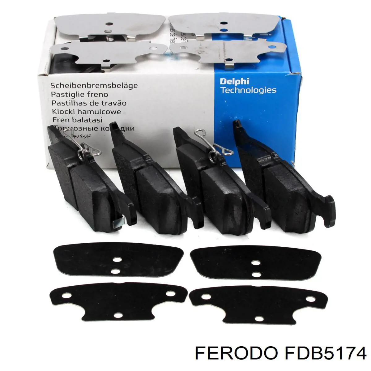 Comprar FDB5174 Ferodo Pastillas de freno traseras
