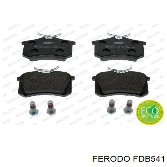 Pastillas traseras de freno Ferodo FDB541 precio, desde 16,29 EUR