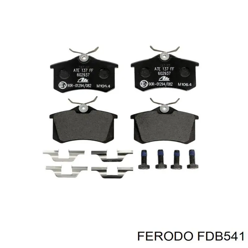 Comprar FDB541 Ferodo Pastillas de freno traseras
