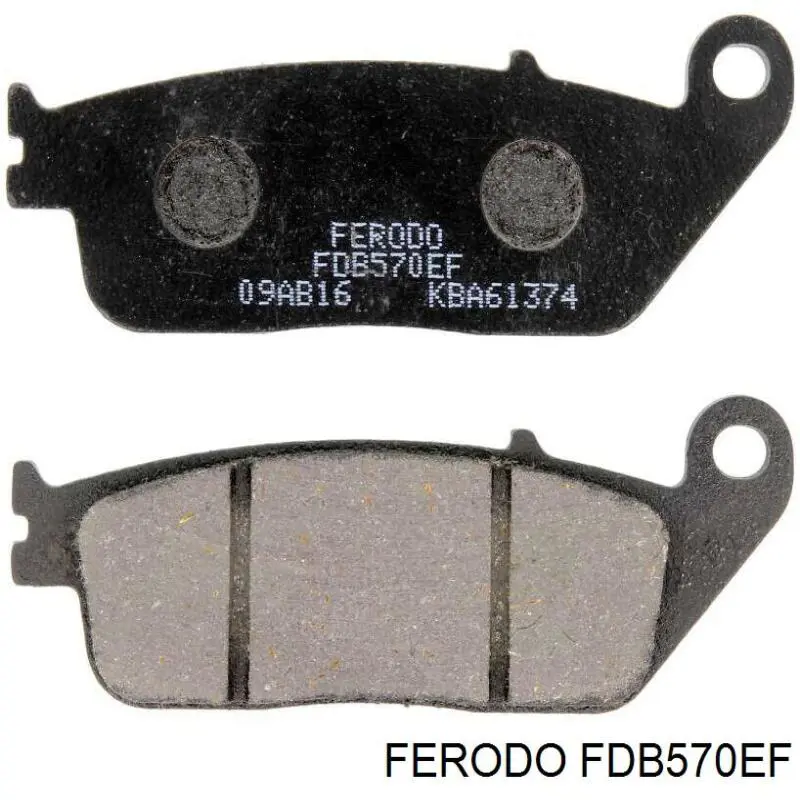 FDB570EF Ferodo pastillas de freno delanteras