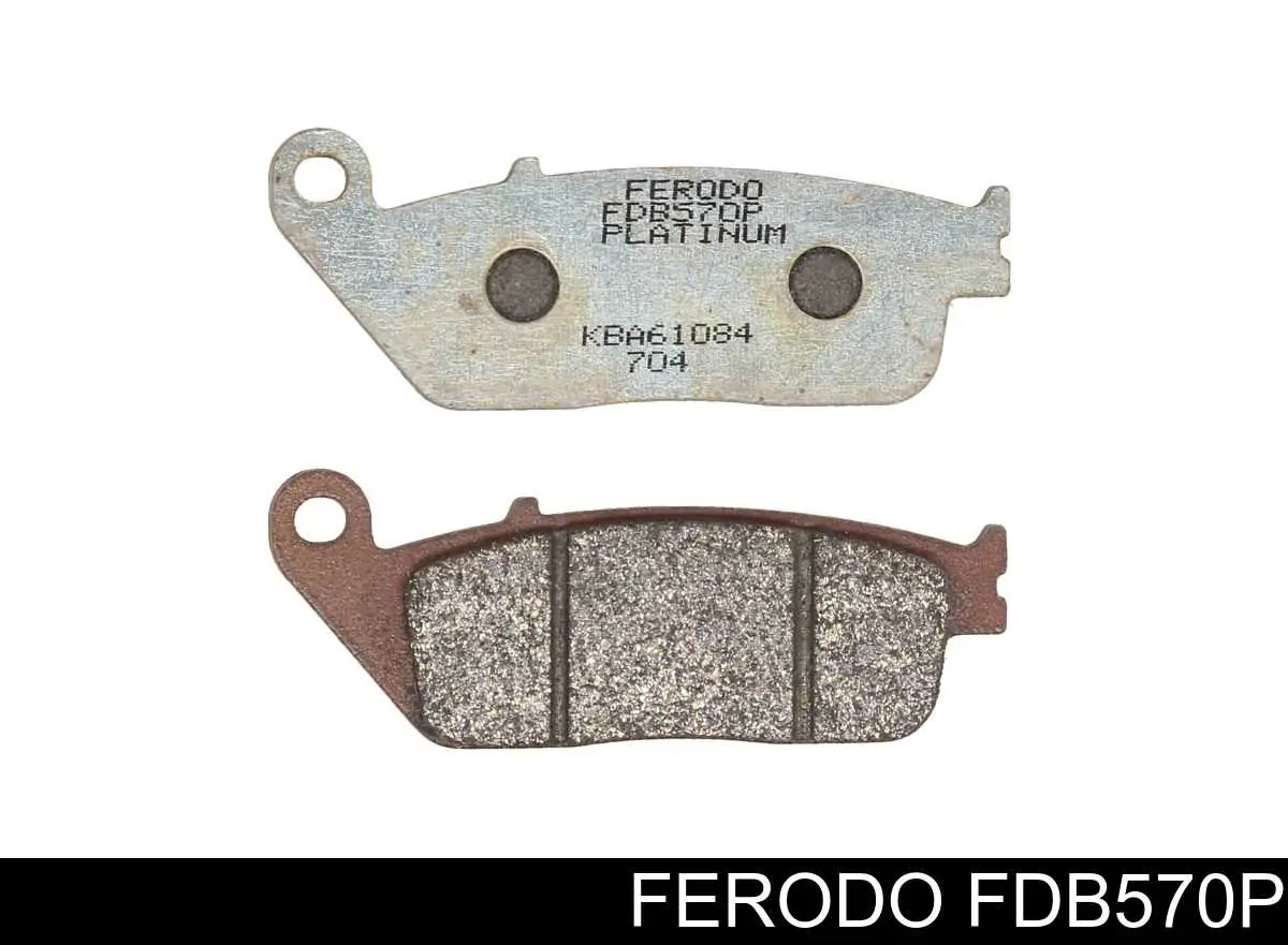 FDB570P Ferodo pastillas de freno delanteras