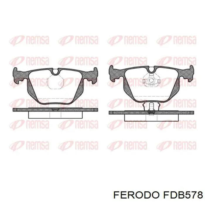 Pastillas traseras de freno Ferodo FDB578 precio, desde 19,11 EUR