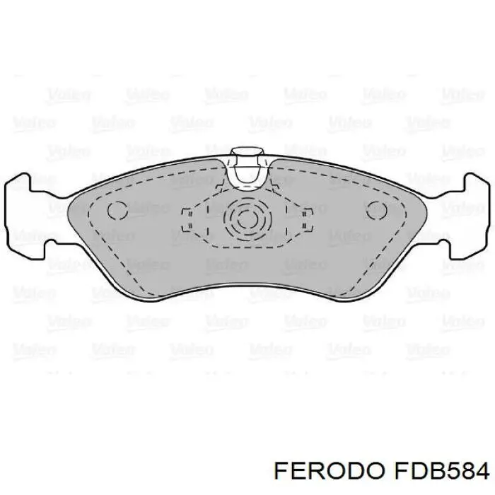 Pastillas freno delanteras Ferodo FDB584 precio, desde 24,73 EUR