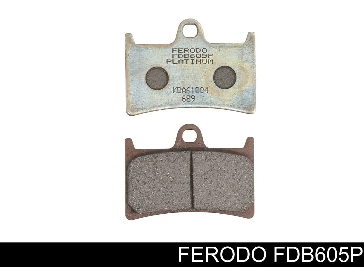 FDB605P Ferodo Pastillas delanteras