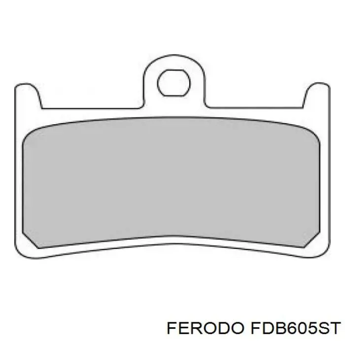 FDB605ST Ferodo pastillas de freno delanteras