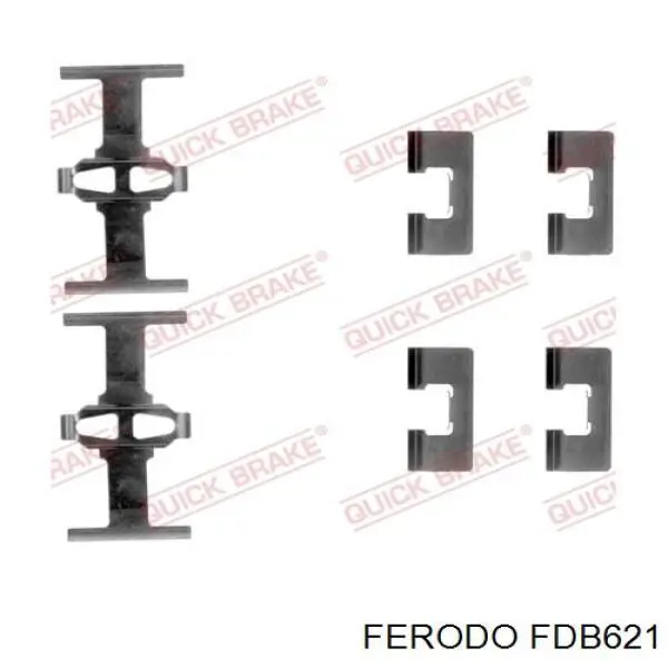 FDB621 Ferodo pastillas de freno traseras