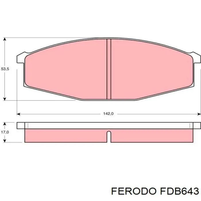 Pastillas de freno delanteras Nissan Patrol Y60