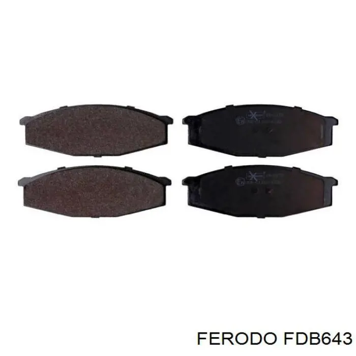 Pastillas de freno delanteras Nissan Patrol Y60