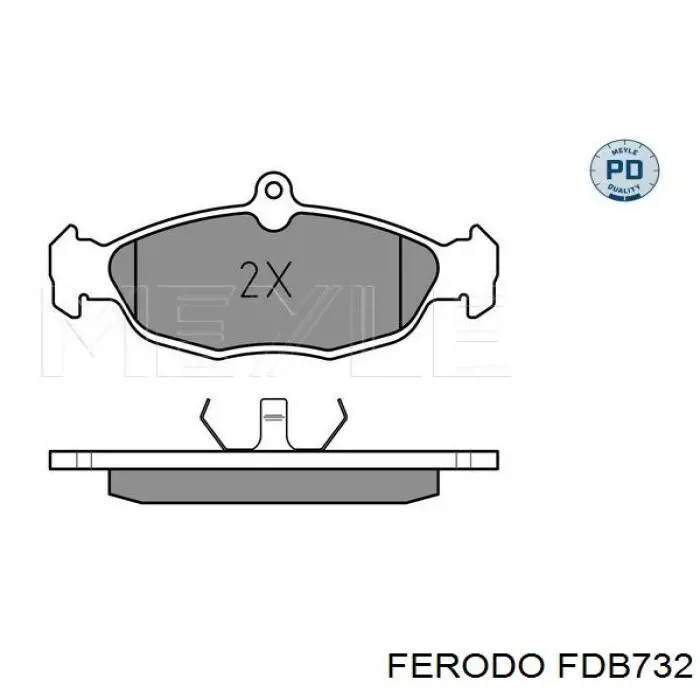 Comprar FDB732 Ferodo Pastillas delanteras de freno