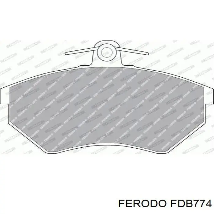 FDB774 Ferodo Pastillas delanteras
