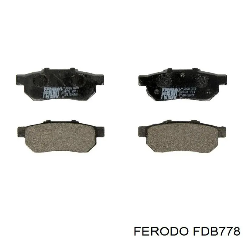 FDB778 Ferodo pastillas de freno traseras