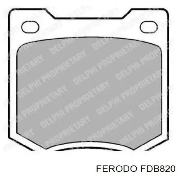 35128300 Talbot pastillas de freno delanteras