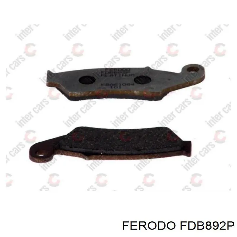 FDB892P Ferodo Pastillas delanteras