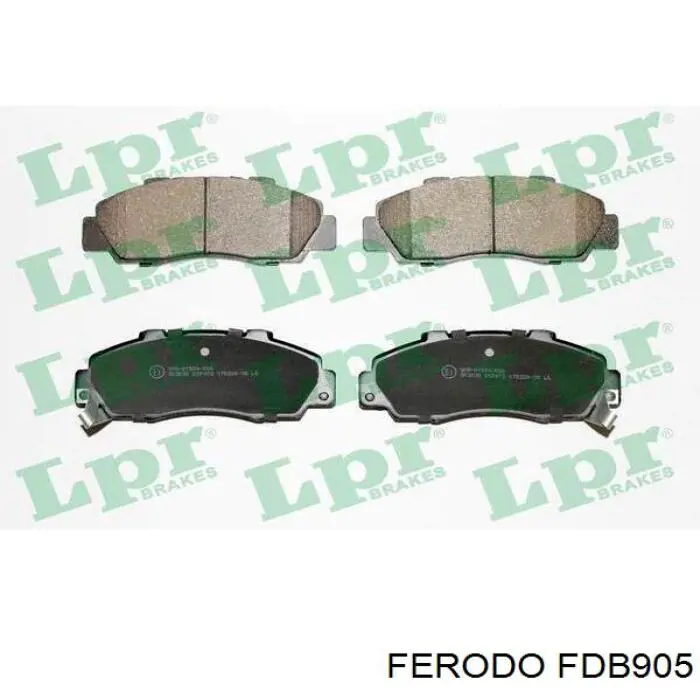 FDB905 Ferodo Pastillas delanteras