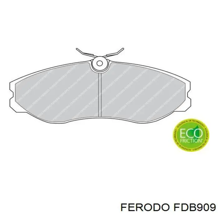 FDB909 Ferodo pastillas de freno delanteras