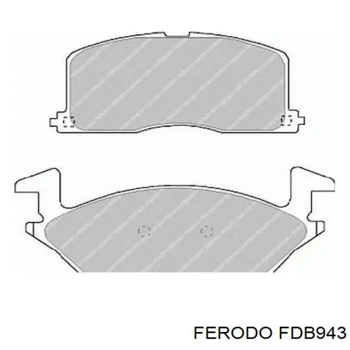 FDB943 Ferodo pastillas de freno delanteras