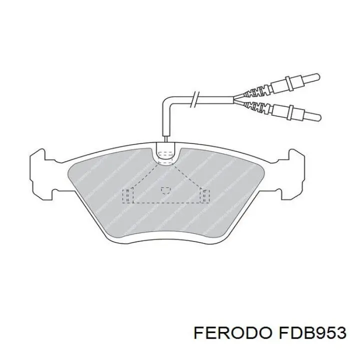 Comprar FDB953 Ferodo Pastillas delanteras de freno