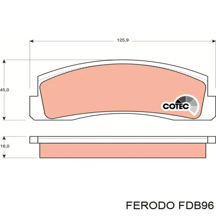 Pastillas freno delanteras Ferodo FDB96 precio, desde 26,65 EUR