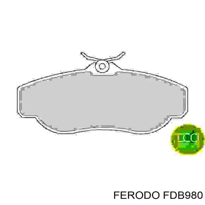 FDB980 Ferodo pastillas de freno delanteras
