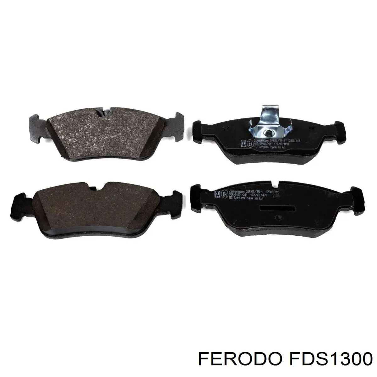 FDS1300 Ferodo pastillas de freno delanteras