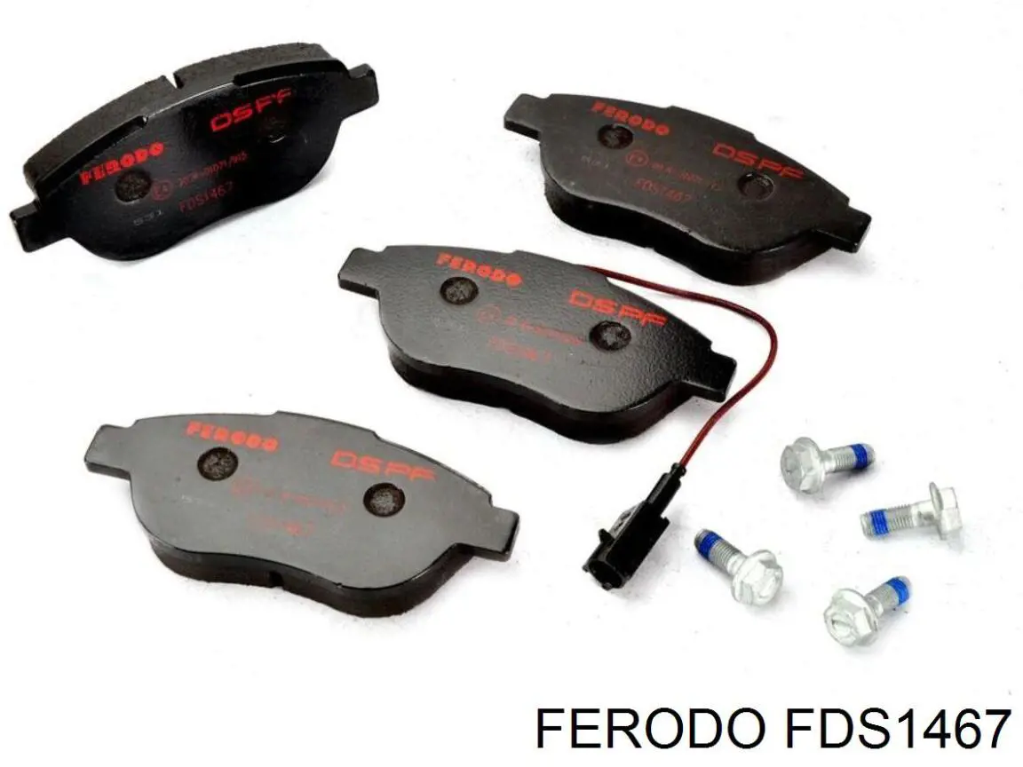 FDS1467 Ferodo pastillas de freno delanteras