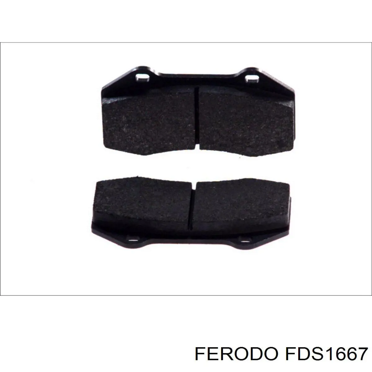 FDS1667 Ferodo pastillas de freno delanteras
