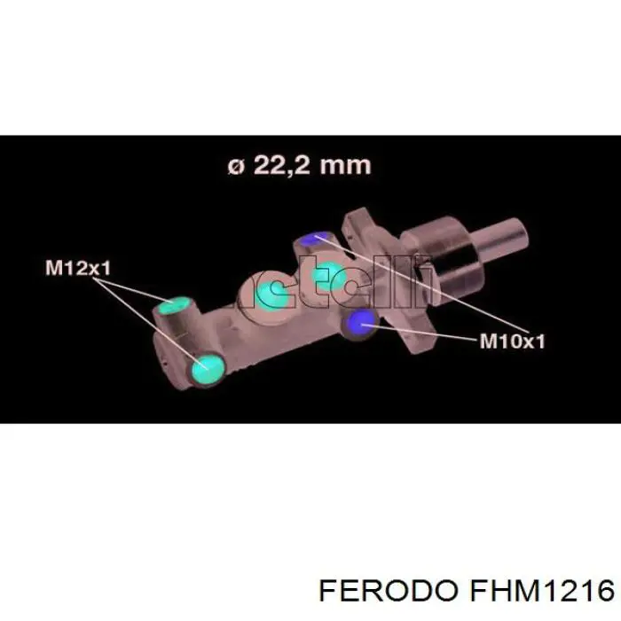 FHM1216 Ferodo cilindro principal de freno