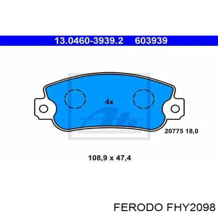 Tubo liquido de freno trasero Delphi LH2094