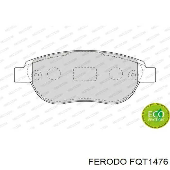 Pastillas de freno delanteras Citroen C3 1 FC