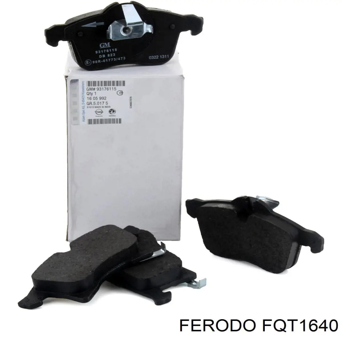 Pastillas de freno delanteras Opel Corsa X12