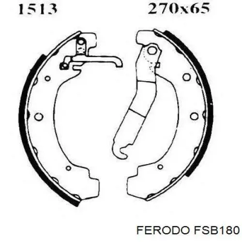 Zapatas de freno 291609531J VAG