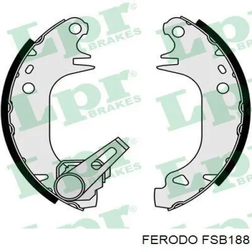 Zapatas de freno de tambor traseras Ferodo FSB188 precio, desde 24,92 EUR