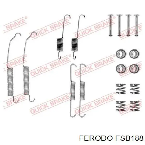 Comprar FSB188 Ferodo Zapatas de freno
