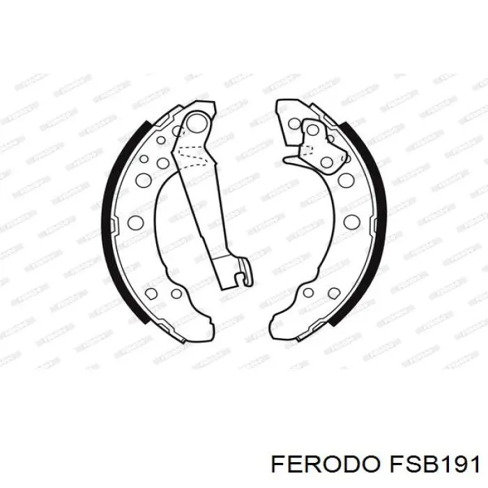 Comprar FSB191 Ferodo Zapatas de freno