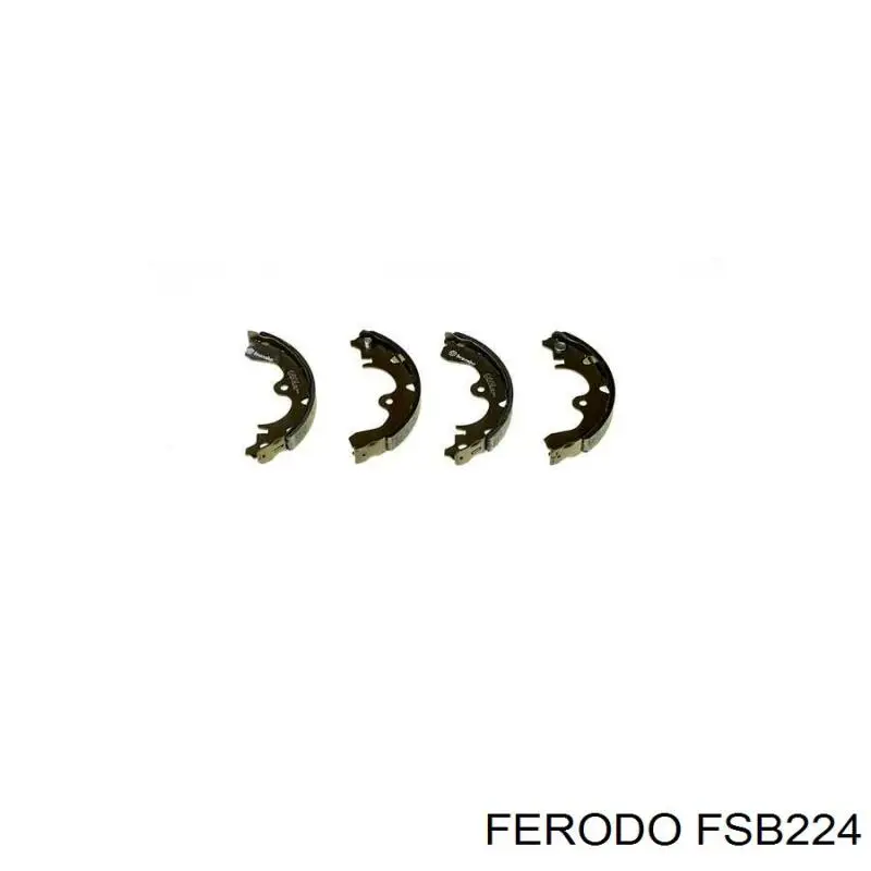 FSB224 Ferodo zapatas de frenos de tambor traseras