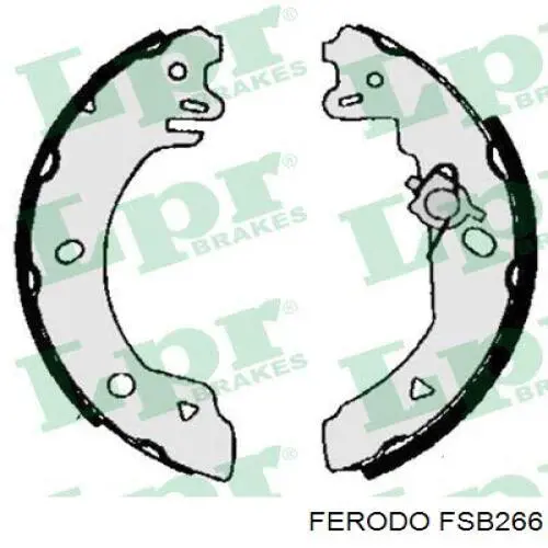 FSB266 Ferodo zapatas de frenos de tambor traseras