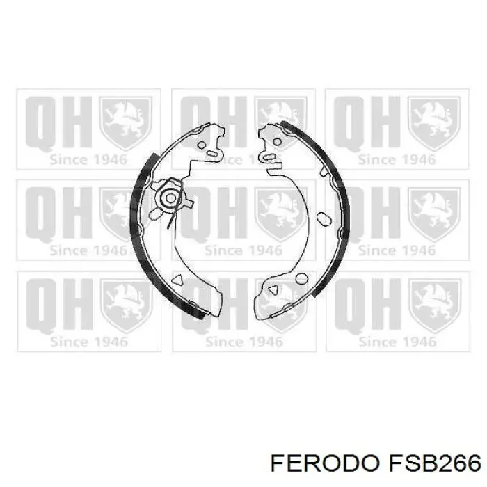 Zapatas de freno 5030106 Ford
