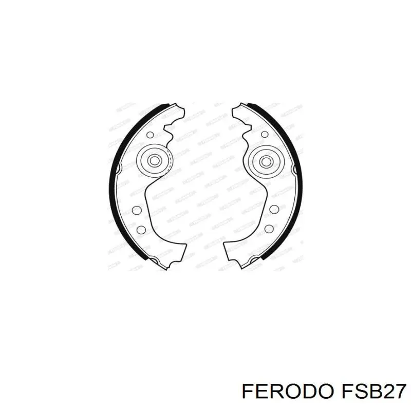 FSB27 Ferodo zapatas de frenos de tambor traseras