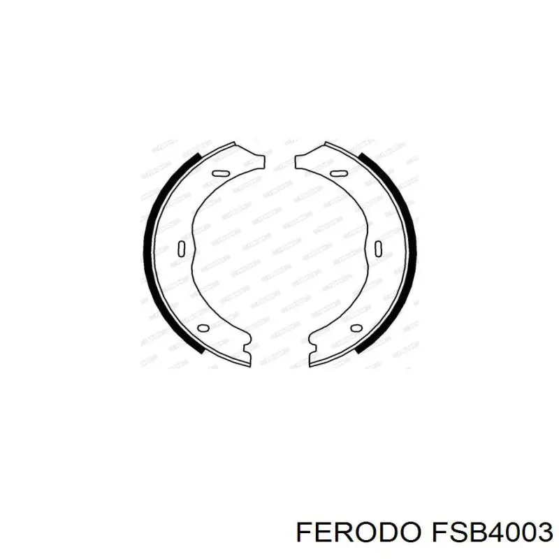 FSB4003 Ferodo zapatas de freno de mano