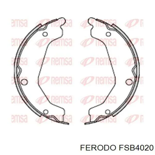 Zapatas de freno de mano Ferodo FSB4020 precio, desde 40,06 EUR