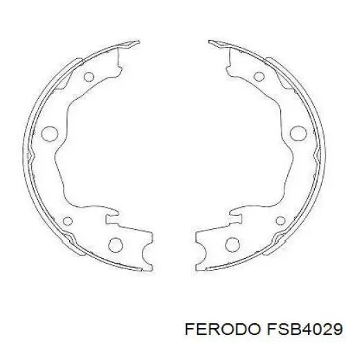 Juego de zapatas de frenos, freno de estacionamiento Nissan Tiida C11X