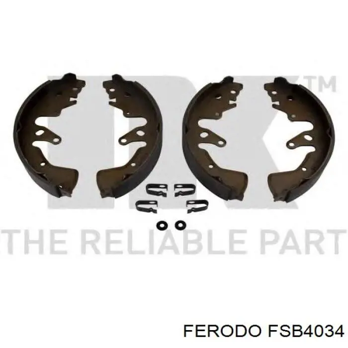 Zapatas de freno FSB4034 Ferodo